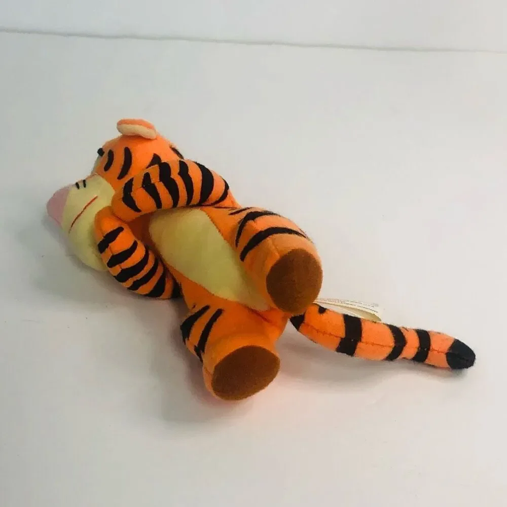 vintage disney tigger plush rattle finger puppet 6 inch 1995 winnie the pooh‎
